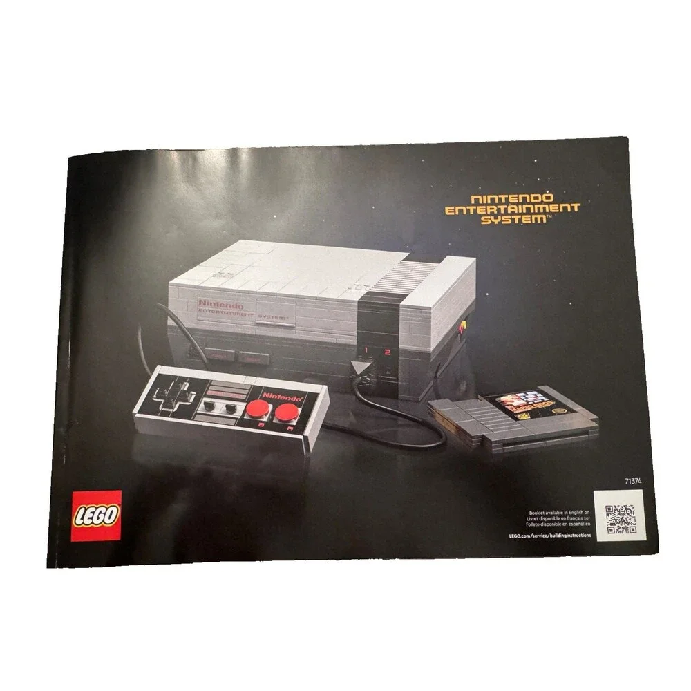 LEGO Nintendo Entertainment System (#71374) Console Instruction Booklet Only